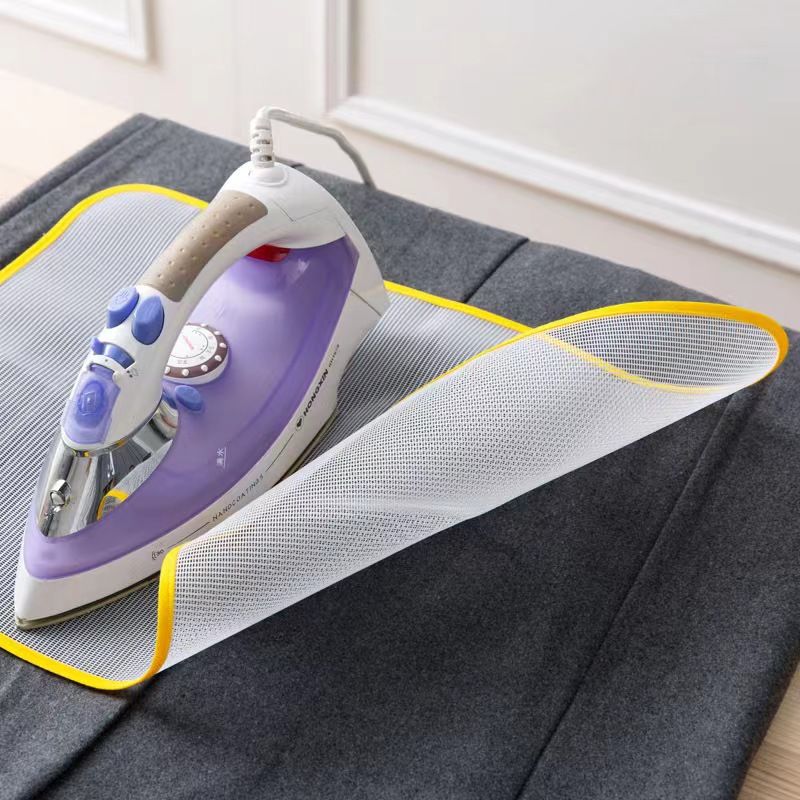 1sheet Ironing Mat, Non-slip Ironing Heat Insulation Pad, High Temperature Ironing Protection Pad (Random Color)