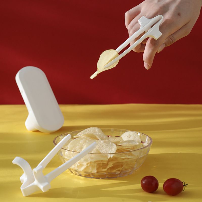 New Play game finger chopsticks lazy assistant chopstick holder snacks not dirty geek chopsticks finger ring Tool With Case