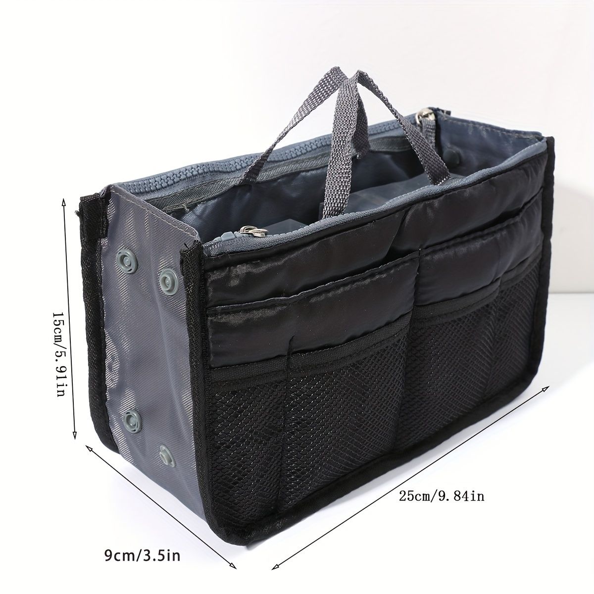 Purse Insert Storage Bag, Versatile Travel Organizer Bag Insert Cosmetic Bag With Multi-Pockets