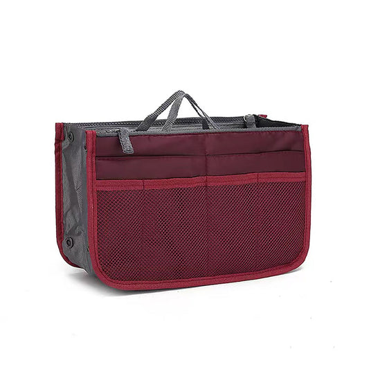 Purse Insert Storage Bag; Versatile Travel Organizer Bag Insert Cosmetic Bag With Multi-Pockets