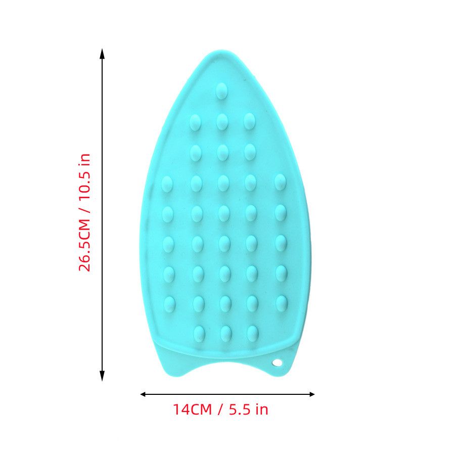 1pc Thick Silicone Heat Insulation Pad; Ironing Mat; Foldable Household Solid Color Silicone Iron Mat; Home Laundry Products