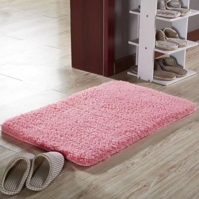 1pc Thickened High Fluff Floor Mat Bathroom Water Absorption Anti-skid Mat Bathroom Doormat Bedroom Carpet Floor Mat