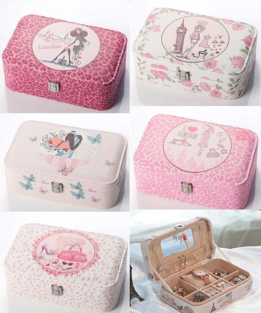 Lovely Girls Jewelry Box/Beautiful Small Jewelry Box/Pink