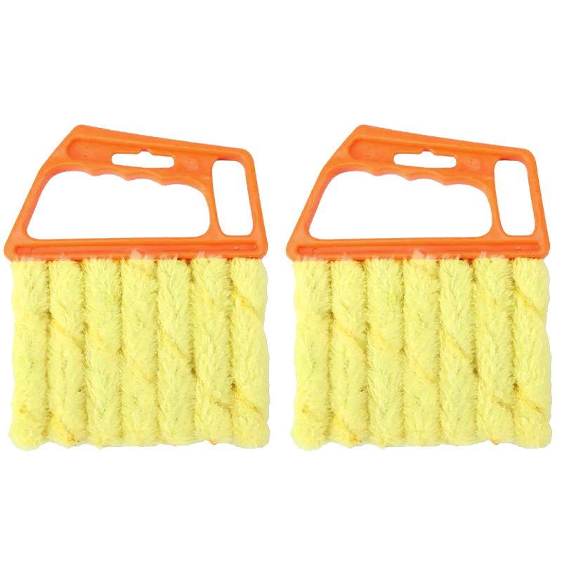 2/4pcs, Window Venetian Blinds Cleaning Tools Window Blinds Dusting Brush And 7-finger Dusting Brush, Suitable For Window Air Conditioner Duster Dirt Housekeeping Cleaning Agent