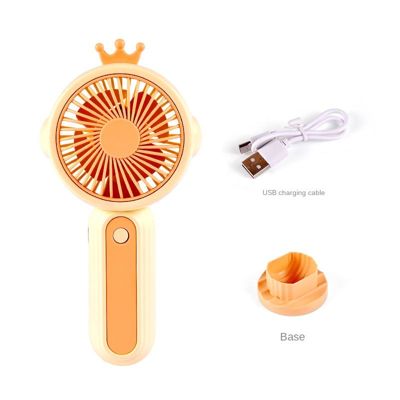 New USB handheld mini fan 3 super wind student summer desktop outdoor mini fan