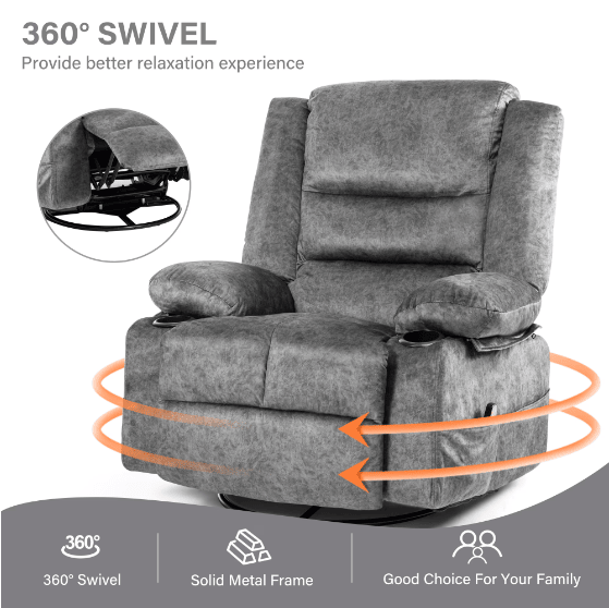 Lounge Chair Sofa With Massage And Heating Function