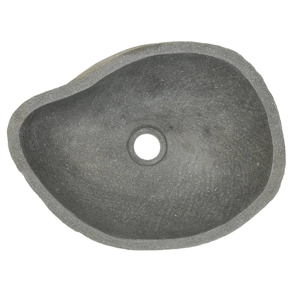 Basin River Stone Oval (14.6"-18.1")x(11.4"-14.2")