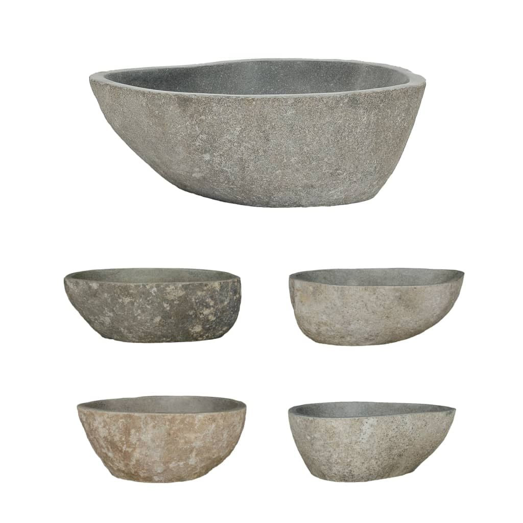 Basin River Stone Oval (14.6"-18.1")x(11.4"-14.2")