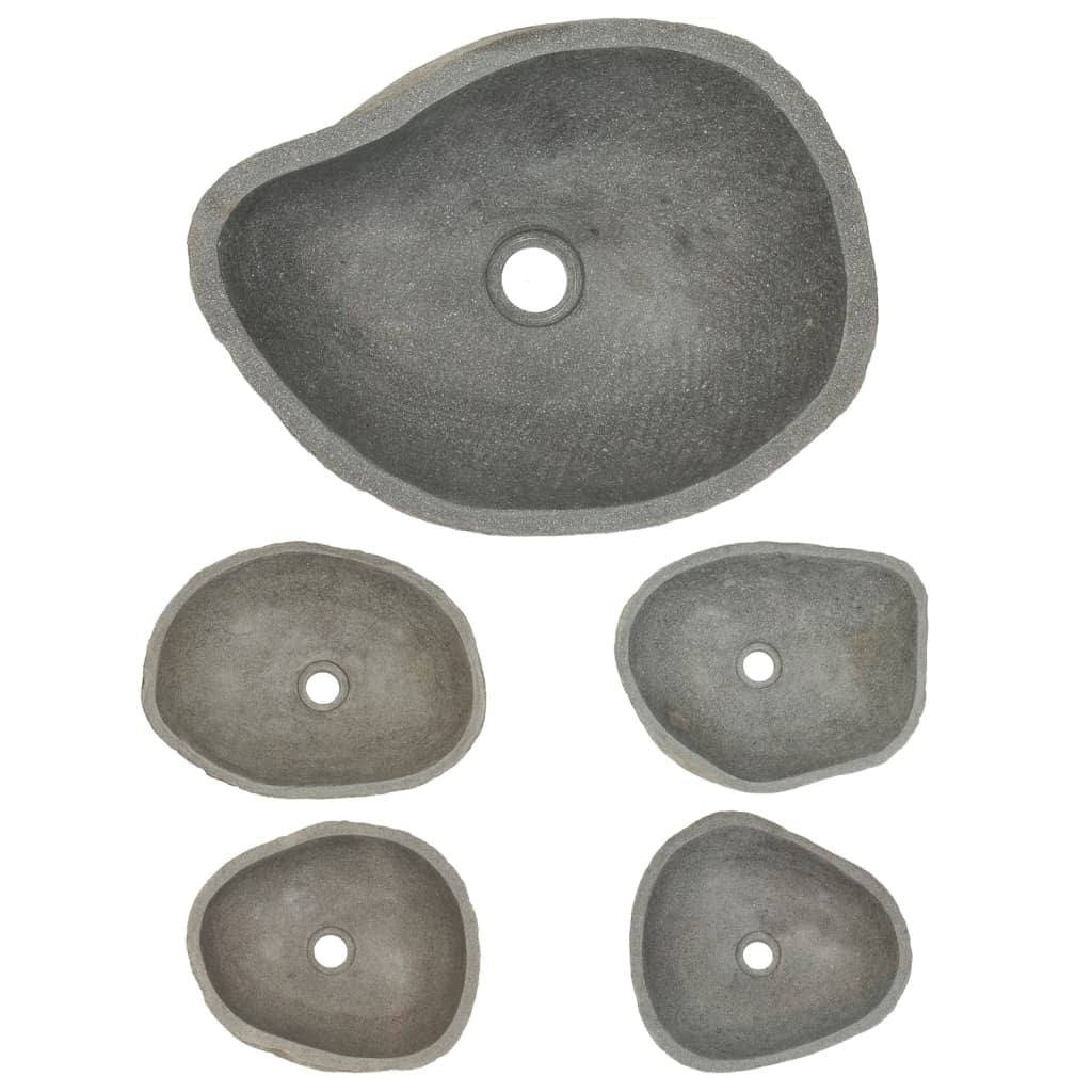 Basin River Stone Oval (14.6"-18.1")x(11.4"-14.2")